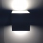 LED wall lamps Kubik Black